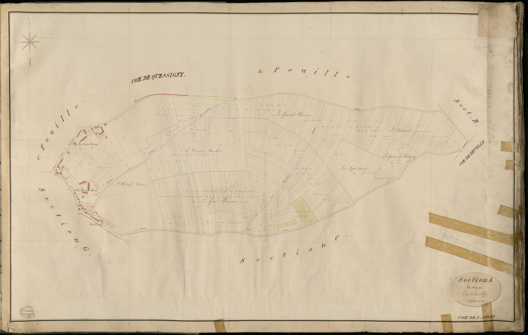 Saint-André-de-l'Eure. Section A _ des Marais _ 2e de 3 Feuilles