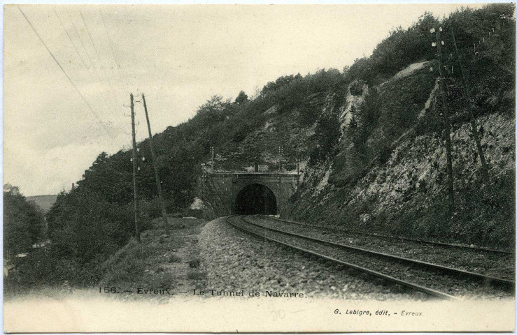 Evreux-Ville. Le Tunnel de Navarre.