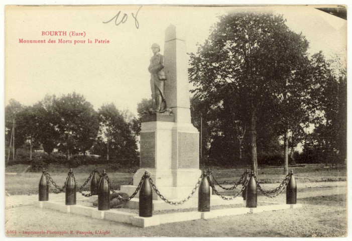 Bourth. Monument des Morts pour la Patrie.