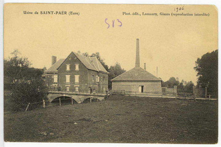 Saint-Paër. Usine de Saint-Paër.