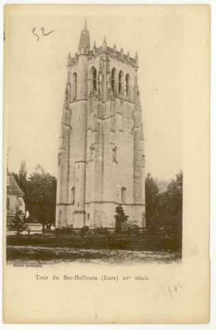 Bec-Hellouin (Le). Tour du Bec-Hellouin, XVe siècle.