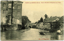 Fleury-sur-Andelle. Bords d'Andelle et Perspective sur le Pont.