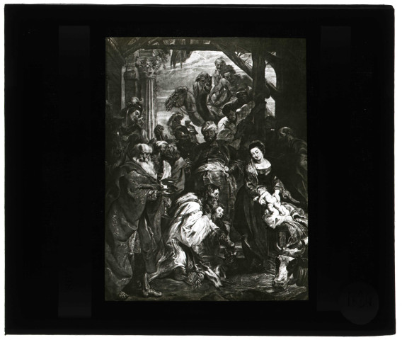 Musée d'Anvers (Belgique), tableau de Rubens "L'Adoration des Rois Mages".