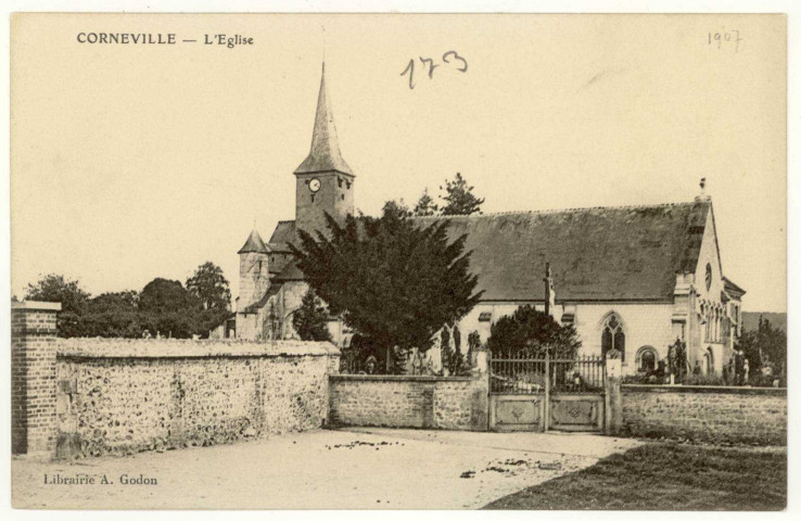 Corneville-sur-Risle. L'Eglise.