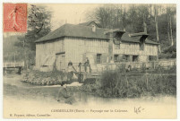 Cormeilles. Paysage sur la Calonne.