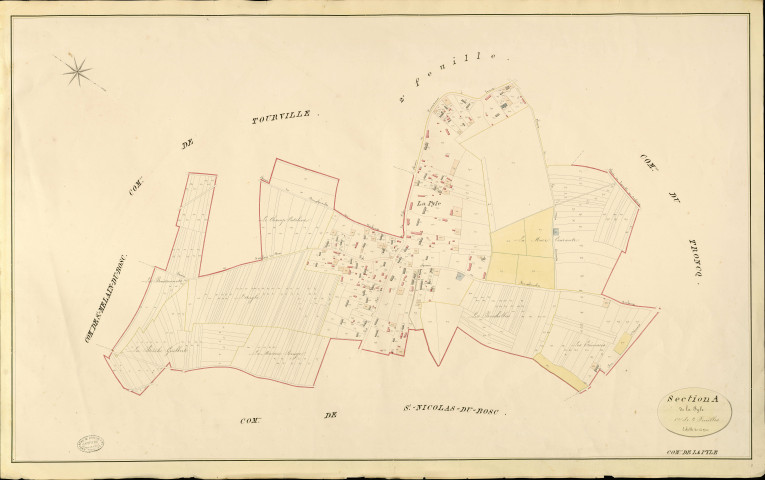 Pyle (La). Section A _ de la Pyle _ 1re de 2 Feuilles