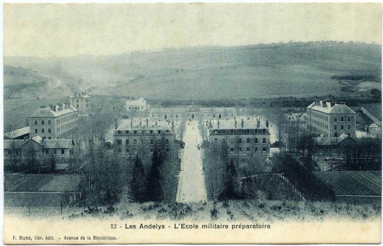 Andelys (Les). L'Ecole militaire préparatoire.