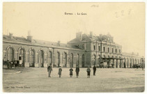Evreux-Ville. La Gare.