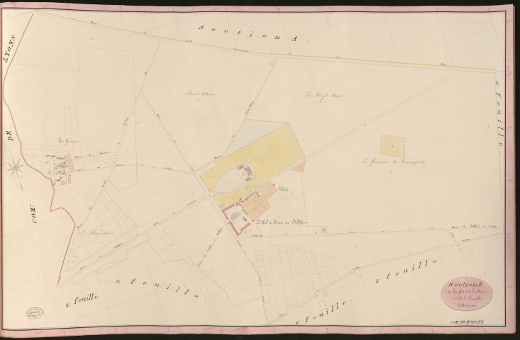 Morgny. Section D _ de Langlet et de la Curie _ 1re de 6 Feuilles
