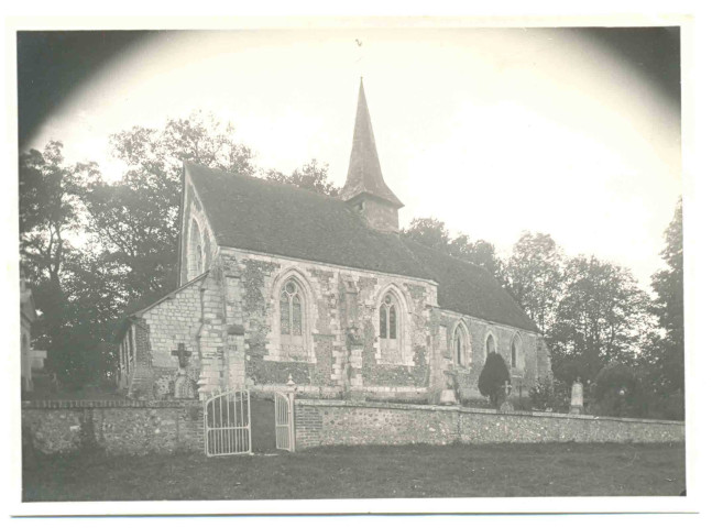 Église Saint-Jean Baptiste et cimetière du Bec-Thomas (Eure, France)