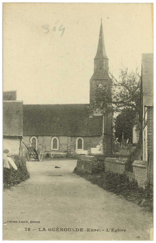 Guéroulde (La). L'Eglise.