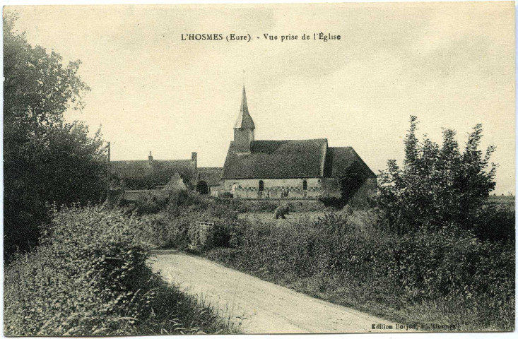 Hosmes (L'). Vue prise de L'Église.
