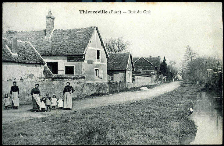 Bazincourt-sur-Epte. Thierceville - Rue du Gué.