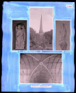 "Églises rurales du département de l'Eure" du chanoine Bonnenfant tome I, planche XLIX Douains (Eure) et Doudeauville-en-Vexin (Eure).