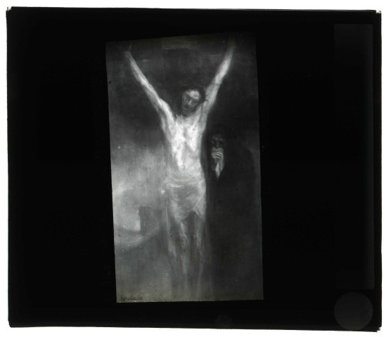 Petit Palais à Paris, tableau de Carrière « Christ en Croix ».