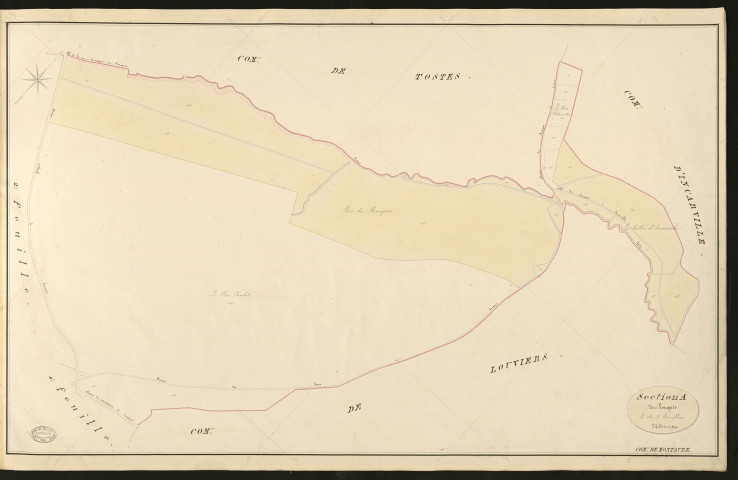 Montaure. Section A _ du Rouquis _ 3e de 4 Feuilles