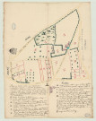 Mandres - "Plan de larpatage du domaine deTrun". *