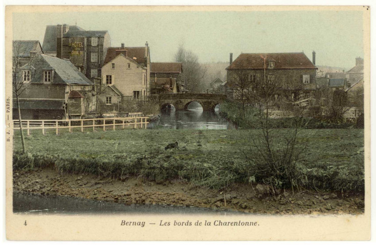 Bernay. Les Bords de la Charentonne.