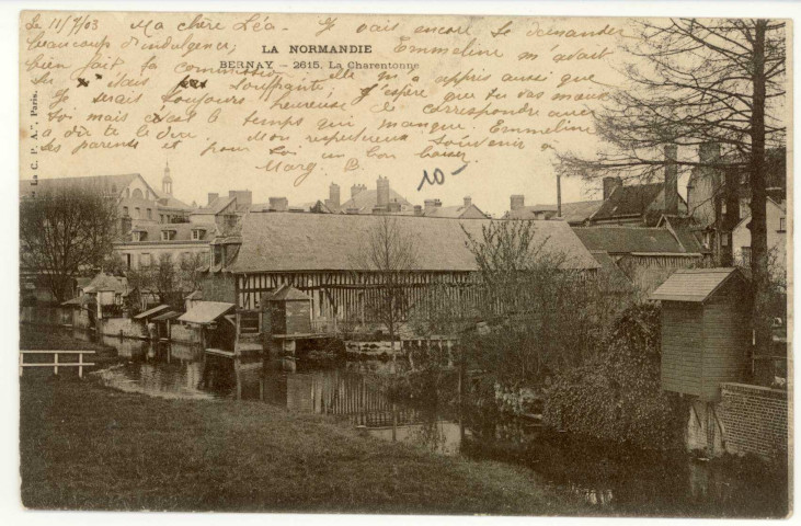 Bernay. La Charentonne.