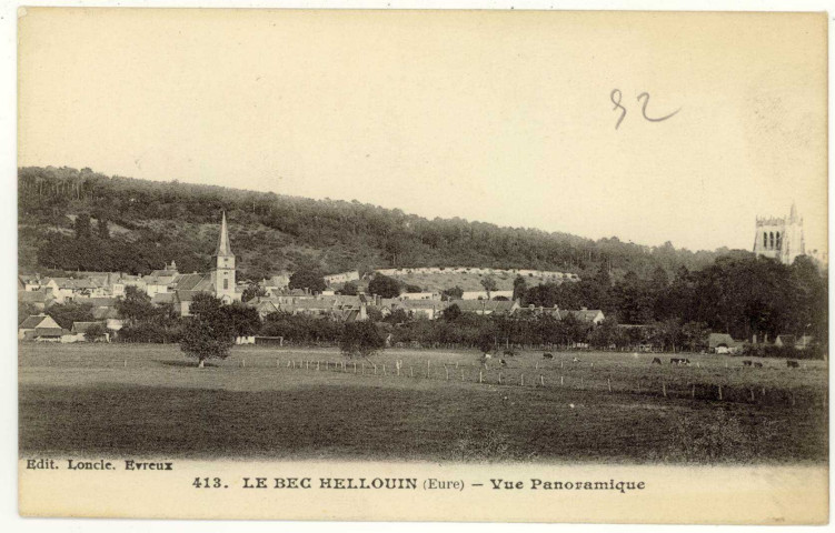 Bec-Hellouin (Le). Vue Panoramique.