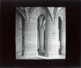 Abbaye du Mont-Saint-Michel (Manche), crypte des Gros-Piliers.