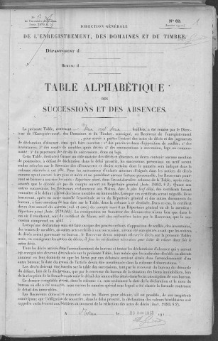 Tables 1942-1952