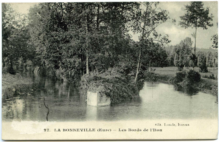 Bonneville-sur-Iton (la). Les Bords de l'Iton.