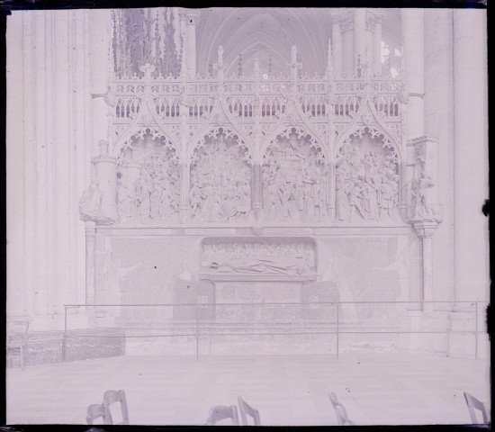 Tombeau de Ferry de Beauvoir de la cathédrale Notre-Dame d'Amiens (Somme).