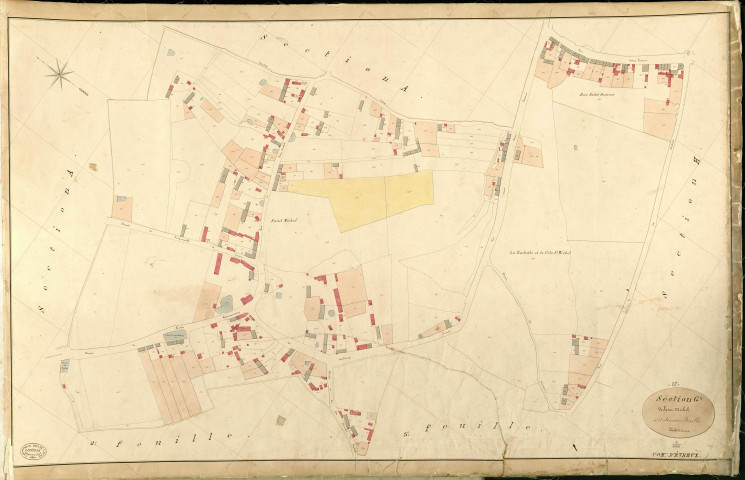 Evreux. Section G _ de Saint Michel _ 4e et dernière Feuille