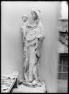 Statue de Vierge à l'enfant du XIVème siècle de l'église de Sancourt (Eure).
