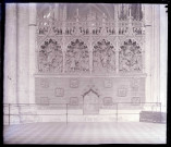 Clôture du choeur représentant l'histoire de Saint-Jean-Baptiste de la cathédrale Notre-Dame d'Amiens (Somme).