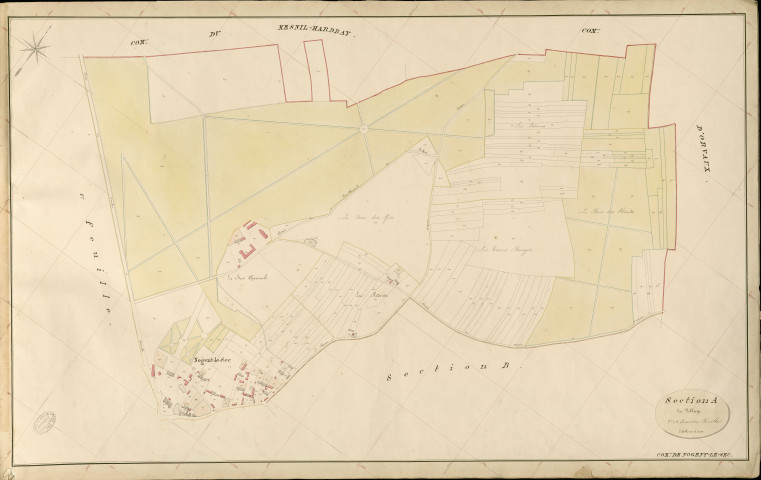 Nogent-le-Sec. Section A _ du Village _ 2e et dernière Feuille