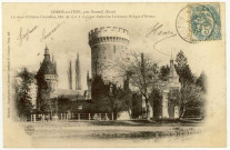 Condé-sur-Iton. Le vieux Château à tourelles, bâti de 1511 à 1532 par Ambroise Leveneur, Evêque d'Evreux.