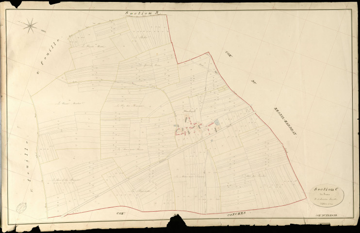 Fresne (Le). Section C _ du Fresne _ 3e et dernière Feuille