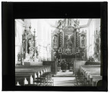 Église de Fontaine-la-Louvet (Eure), autel-retable.