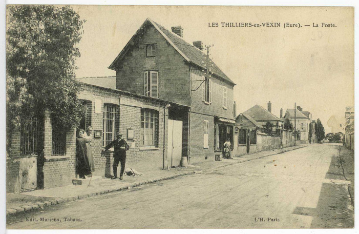 Thilliers-en-Vexin (Les). La Poste.
