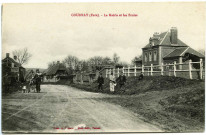 Coudray. La Mairie et les Ecoles.