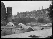 Forteresse d'Ourfa (Turquie) vue de la mosquée Khalil-ur-Rahman.