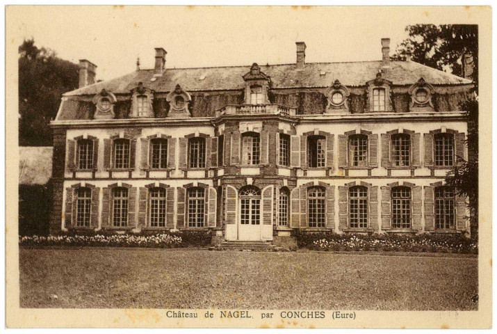 Nagel. Château de Nagel, par Conches.