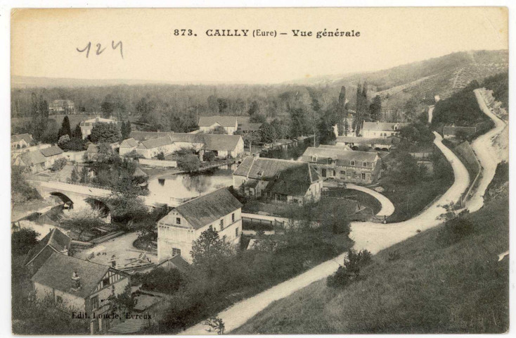 Cailly-sur-Eure. Vue générale.