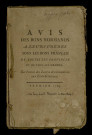 Avis des bons normands à leurs frères tous les bons français de toutes les provinces et de tous les ordres sur l'envoi des lettres de convocation aux Etats-Généraux, par Jacques Guillaume Thouret de Pont-l’Evêque.