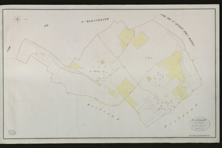 Landepéreuse. Section B _ de la Boulaye _ Feuille Unique