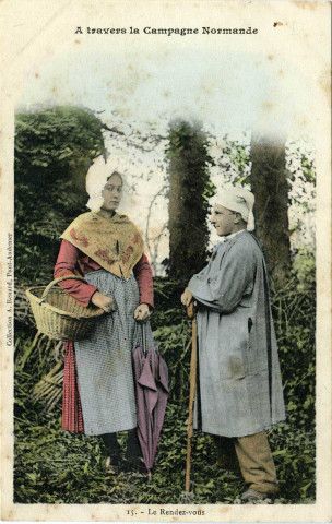 Divers. A travers la Campagne Normande. - Le Rendez-vous.