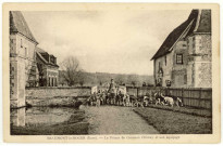 Beaumont-le-Roger. Le Prince de Caraman Chimay et son équipage.