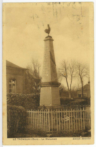 Tronquay (Le). Le Monument.