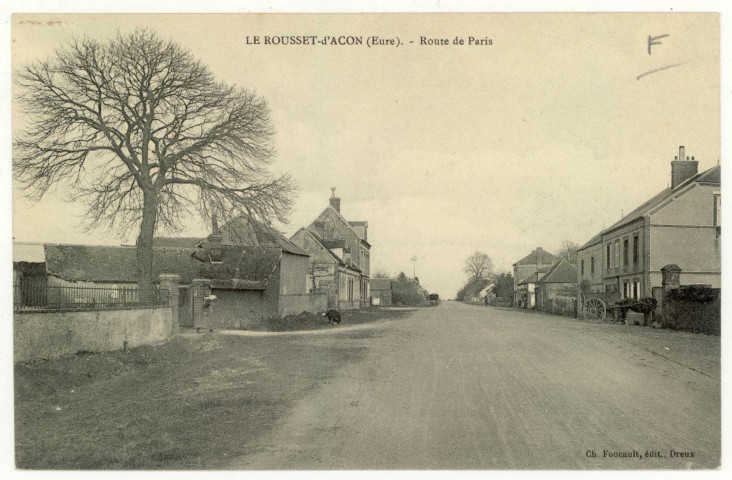 Acon. Route de Paris.