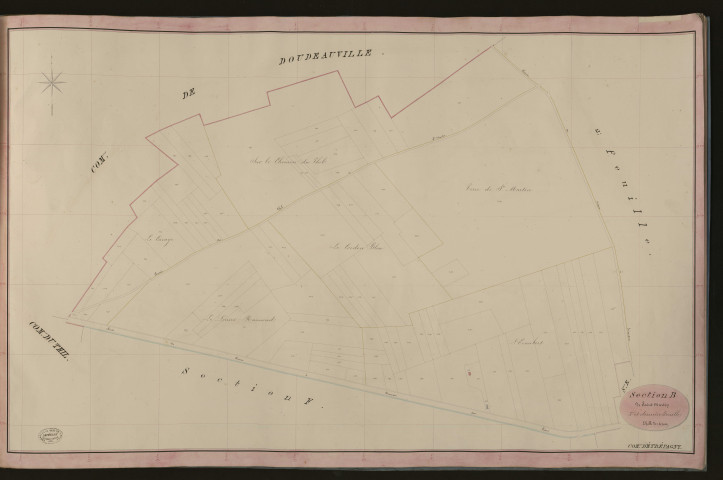 Etrépagny. Section B _ de Saint Martin _ 3e et dernière Feuille