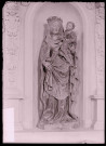 Statue de Vierge à l'enfant de l'église de Vatteville (Eure).