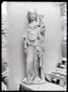 Statue de Vierge à l'enfant de l'église de Sancourt (Eure).