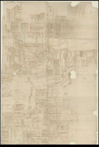 Courbépine - 1- "Veue figuré du village de Mareherquer, Lavatinne, Les Loges, et campagne des environs, tant du côté de Courbespinne, qu'en revenant vers le hameau des Granges … Prevoté de Frocourt". * 2- "Plan du village de La Capelle et des environs de Courbépine". *